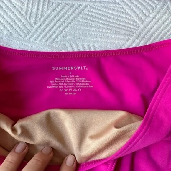 NWOT Summersalt Hibiscus Bikini Set Size 4 - Picture 2 of 4